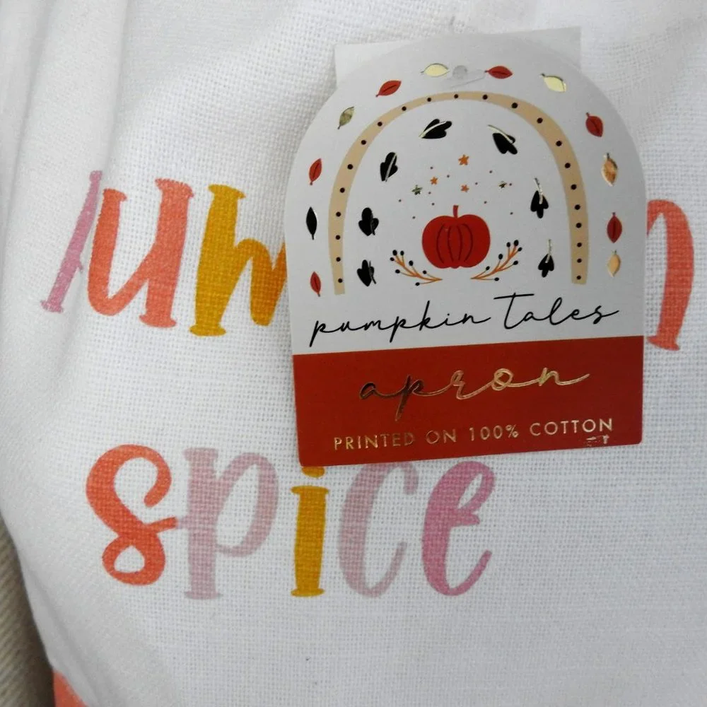 NWT Envogue Thanksgiving Apron 100% Cotton